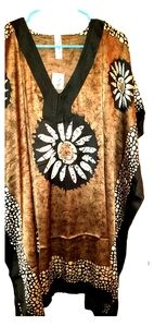 Silky gown from India!  NWT